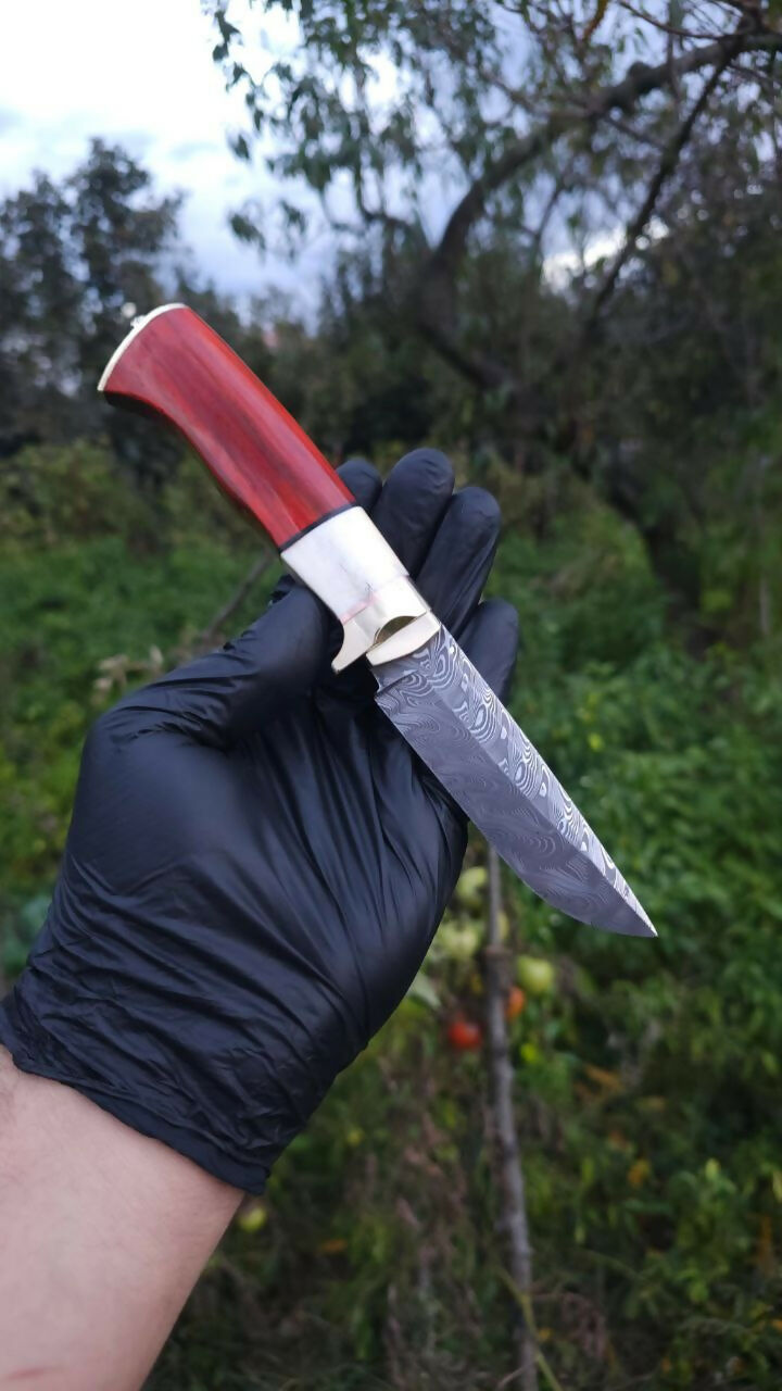 Özel Şam Çeliği Av Bıçağı