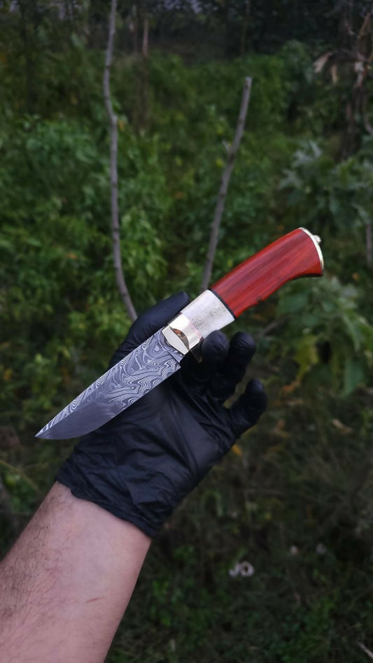 Özel Şam Çeliği Av Bıçağı